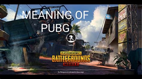 pubg meaning.